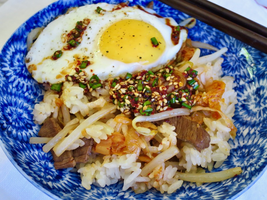 Instant Pot Sunny Side Up Rice Bowl 