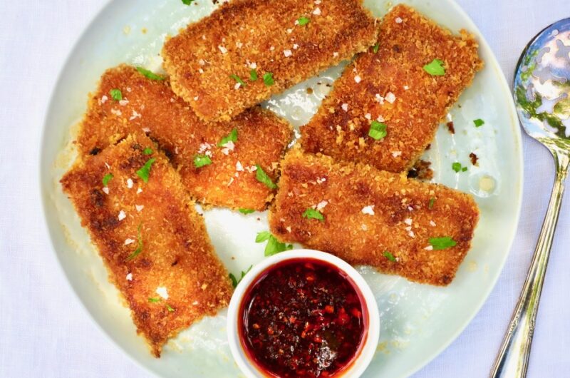 Chile Crisp Tofu Cutlets